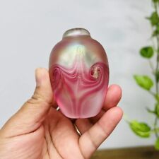 Bruce Freund 85 frasco de perfume vazio vidro artístico iridescente - sem rolha comprar usado  Enviando para Brazil