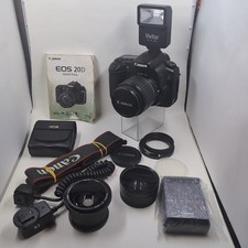 Câmera Digital SLR Canon EOS 20D 8.2MP Testada com 18-55mm + Lentes Extras + Acessos comprar usado  Enviando para Brazil