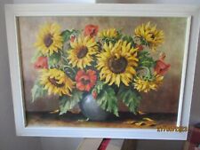Altes bild sonnenblumen gebraucht kaufen  Bad Endbach