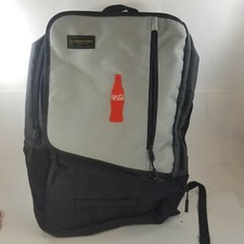 Mochila Timbuk2 17" preta acolchoada para laptop adulto compartimento de bolso Coca Cola, usado comprar usado  Enviando para Brazil