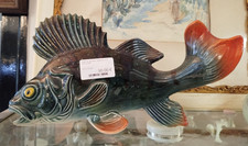 Poisson perche faience d'occasion  Yffiniac