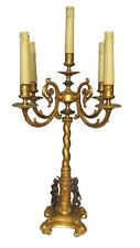 Candelabro dorato bronzo usato  Catania