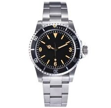 MILSUB VINTAGE AUTOMÁTICO NH35 MILITAR MOD RELÓGIO SUBMARINO CÚPULA BOLHA 100M comprar usado  Enviando para Brazil