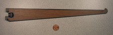 KV #160-12"-(NOGAL OSCURO SOBRE NEGRO) SOPORTE DE ESTANTE, ACERO, CON TUERCA DE APRIETE segunda mano  Embacar hacia Mexico