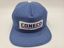 Vintage Coneco Equipment Trucker Snapback Czapka Czapka Canada Company Co Tata Męska Niebieska na sprzedaż  Wysyłka do Poland
