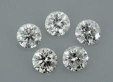 Diamantes soltos redondos brilhantes misturados 3,2 mm 0,68 ct diamantes soltos naturais comprar usado  Enviando para Brazil