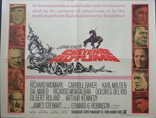 Usado, CHEYENNE AUTUMN meia folha pôster filme 22x28 JOHN FORD JAMES STEWART 1964 comprar usado  Enviando para Brazil
