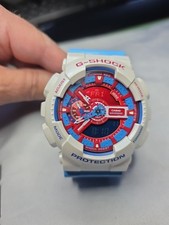 Relógio de pulso Casio G-Shock GA-110AC vermelho branco azul 5146 APOSENTADO nova bateria comprar usado  Enviando para Brazil