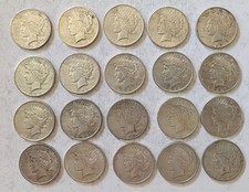 Peace silver dollars for sale  Feeding Hills