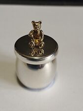 Sterling silver teddy for sale  EDINBURGH