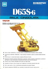 Depliant komatsu d65s usato  Sezzadio