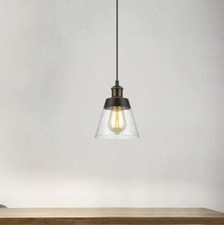 Industrial glass pendant for sale  Princeton