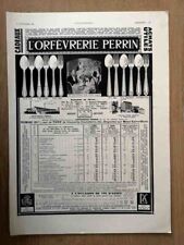 Publicité 1936 orfèvrerie d'occasion  Bordeaux-