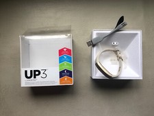 Pulseira JAWBONE UP3 RASTREADOR DE FREQUÊNCIA CARDÍACA E SONO OURO/BEGE comprar usado  Enviando para Brazil