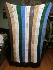 Afghan blanket crochet for sale  Vandalia