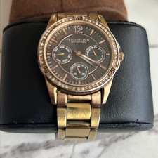 Stührling Original Relógio Feminino Ouro Rosa - Mostrador Multifuncional com Nova Bateria comprar usado  Enviando para Brazil