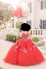 Red quinceanera dress for sale  Woodbine