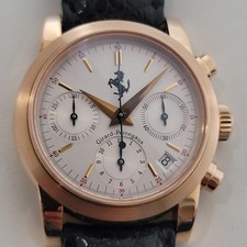 Usado, Girard Perregaux cronógrafo Ferrari ouro 18K 8020 masculino 38mm com data anos 2000 RA661 comprar usado Usado, Girard Perregaux cronógrafo Ferrari ouro 18K 8020 masculino 38mm com data anos 2000 RA661 comprar usado  Enviando para Brazil
