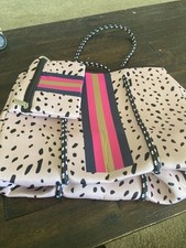 Bolsa tote Crafters Cup neoprene leopardo comprar usado  Enviando para Brazil