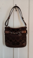 Coach purse signature for sale  Earlville