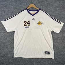 Camisa masculina Kobe Bryant 2XL Los Angeles Lakers Adidas tiro aquecimento top NBA comprar usado  Enviando para Brazil