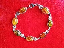 Bernsteinarmband mehrfarbig si gebraucht kaufen  Deutschland