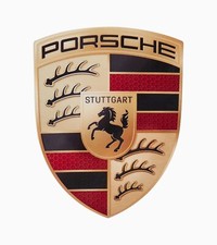 Porsche wappen aufkleber gebraucht kaufen  Olpe