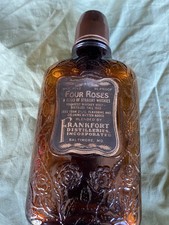 2 Four Roses Whiskey 1 pt. Garrafas vazias - Destilarias Frankfort comprar usado  Enviando para Brazil