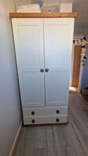 Solid wood wardrobe for sale  PONTYPRIDD