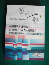 Dulio pacco algebra usato  Italia