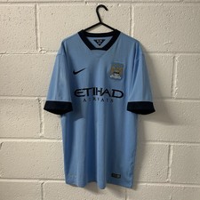 Camisa de futebol Manchester City Home 2014/15 tamanho grande Nike comprar usado  Enviando para Brazil