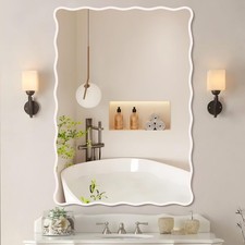 White wavy bathroom for sale  Jersey City