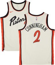 Camiseta Swingman Cade Cunningham Pistons assinada Nike Bone 2024-25 City Edition comprar usado  Enviando para Brazil