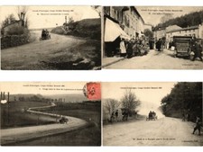 Circuito de corrida de carros Auvergne Gordon Bennet 1905, 10 cartões postais antigos (L6955) comprar usado  Enviando para Brazil