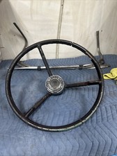 1957 1958 1959 VOLANTE FORD E botão de buzina um vintage tem rachaduras usado comprar usado  Enviando para Brazil