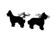 Briard dog cufflinks for sale  ANNAN