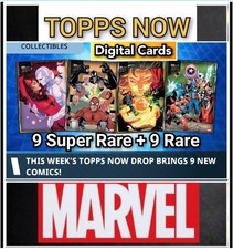 Cartões digitais Topps Marvel Collect TOPPS NOW 2025 30 de julho ouro e prata 18 comprar usado  Enviando para Brazil