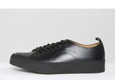 Tênis Fred Perry George Cox couro com cadarço preto tamanho Reino Unido 6 comprar usado  Enviando para Brazil