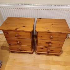 Pair solid pine for sale  THAME