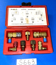 JUEGO ADAPTADOR AIRE ACONDICIONADO HERRAMIENTAS PUNTO AZUL ACT600A segunda mano  Embacar hacia Mexico