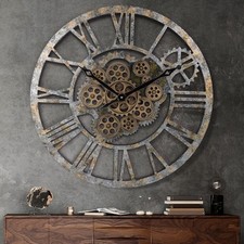 Wooden wall clock for sale  SALFORD