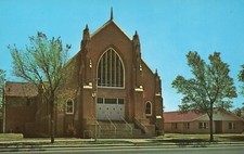 Cartão postal TX Pampa Texas primeira igreja cristã cromado vintage PC L2847 comprar usado  Enviando para Brazil