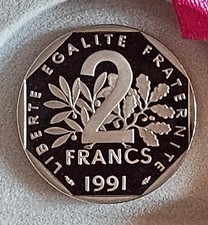 Piece francs 1991 d'occasion  Paris X