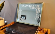 Vintage etched 1980s for sale  Mount Vernon