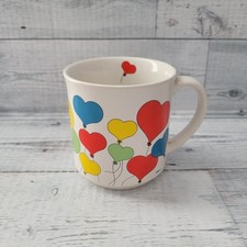 Produtos de papel reciclado vintage dos anos 80 caneca de café xícara balão arco-íris corações Zekman comprar usado Produtos de papel reciclado vintage dos anos 80 caneca de café xícara balão arco-íris corações Zekman comprar usado  Enviando para Brazil