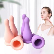 1 peça copos de silicone para elevação facial terapia a vácuo massagem sem celulose, usado comprar usado  Enviando para Brazil
