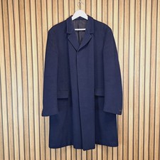 Burton overcoat navy for sale  CONSETT