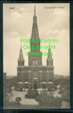 LODZ Polska - Kościół Ewangelicki - ok. 1915 - AL61 na sprzedaż  Wysyłka do Poland