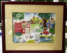 Owa watercolor painting for sale  Blauvelt