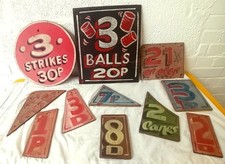 Vintage fairground signs for sale  MELTON CONSTABLE